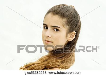 Portrait of a girl View Large Photo Image Stock Image - Portrait of a girl. Fotosearch
