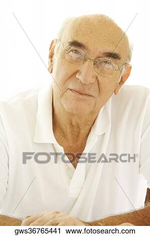 Portrait of a senior man thinking View Large Photo Image Stock Image - Portrait of a senior man thinking. Fotosearch