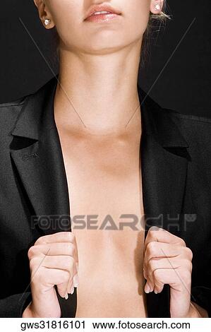 Stock Image - Portrait of a young woman. Fotosearch