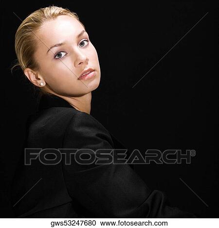 Portrait of a young woman View Large Photo Image Stock Image - Portrait of a young woman. Fotosearch
