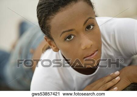 Portrait of a young woman View Large Photo Image Stock Image - Portrait of a young woman. Fotosearch