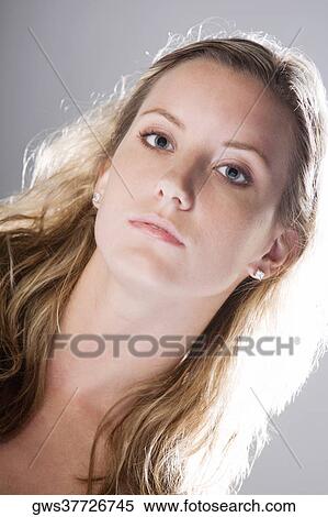 Portrait of a young woman View Large Photo Image Stock Photography - Portrait of a young woman. Fotosearch