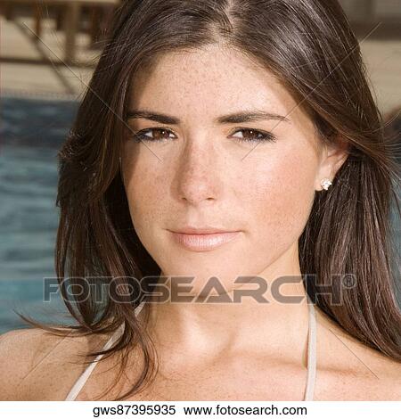 Portrait of a young woman View Large Photo Image Stock Photography - Portrait of a young woman. Fotosearch
