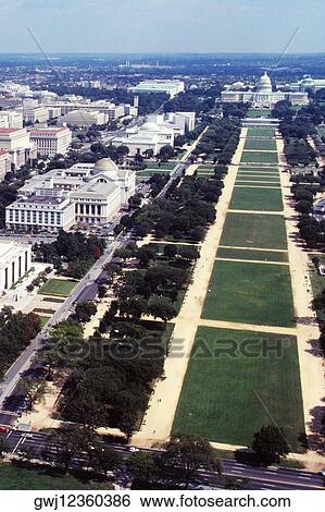Aerial view of a building in a city, Capitol Building, Washington DC, USA View Large Photo Image Stock Photograph - Aerial view of a building in a city, Capitol Building, Washington DC, USA. Fotosearch