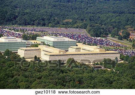 Aerial view of a parking lot beside a government building, CIA headquarters, Virginia, USA View Large Photo Image Stock Photo - Aerial view of a parking lot beside a government building, CIA headquarters, Virginia, USA. Fotosearch