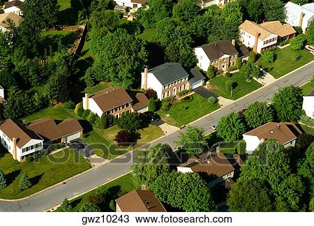 Aerial view of housing in Maryland View Large Photo Image Stock Image - Aerial view of housing in Maryland. Fotosearch