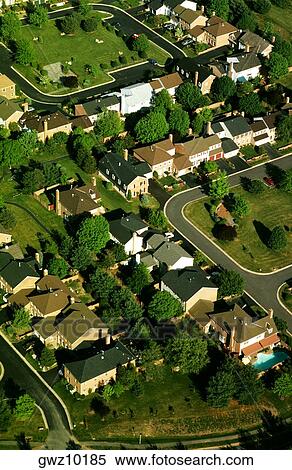 Aerial view of Montgomery County housing develop., Maryland View Large Photo Image Stock Photography - Aerial view of Montgomery County housing develop., Maryland. Fotosearch