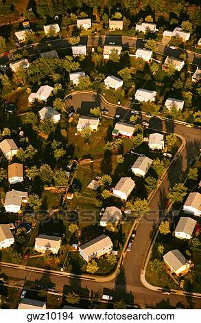 Aerial view of small town, Dale City, VA View Large Photo Image Picture - Aerial view of small town, Dale City, VA. Fotosearch