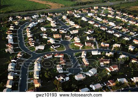 Aerial view of Suburban housing in Maryland View Large Photo Image Stock Image - Aerial view of Suburban housing in Maryland. Fotosearch