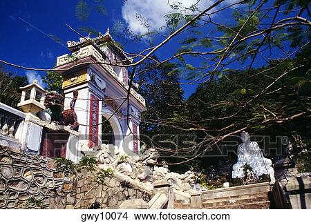 Buddhist temple, Marble Mountain, Danang, Vietnam View Large Photo Image Picture - Buddhist temple, Marble Mountain, Danang, Vietnam. Fotosearch