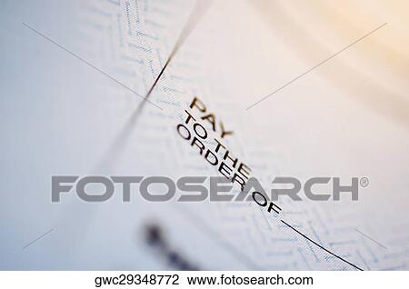 Close-up of a check View Large Photo Image Stock Image - Close-up of a check. Fotosearch