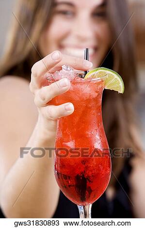 Close-up of a cocktail View Large Photo Image Stock Image - Close-up of a cocktail. Fotosearch