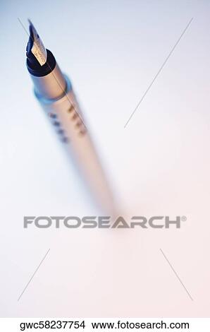 Close-up of a fountain pen View Large Photo Image Picture - Close-up of a fountain pen. Fotosearch