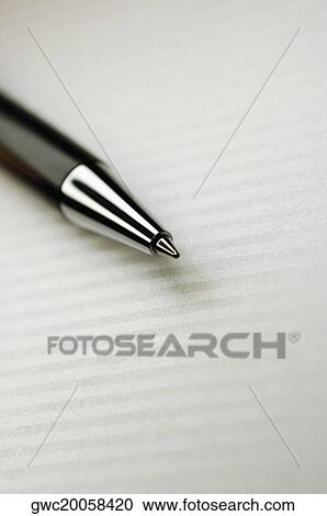Close-up of a pen on a table cloth View Large Photo Image Stock Image - Close-up of a pen on a table cloth. Fotosearch