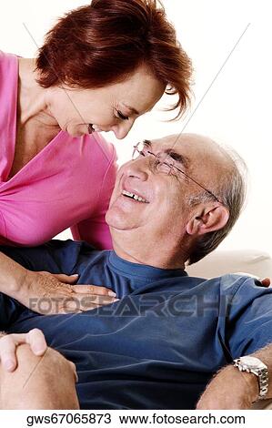 Close-up of a senior couple looking at each other View Large Photo Image Stock Image - Close-up of a senior couple looking at each other. Fotosearch