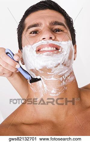 Close-up of a woman's hand shaving a mid adult man View Large Photo Image Stock Image - Close-up of a woman's hand shaving a mid adult man. Fotosearch