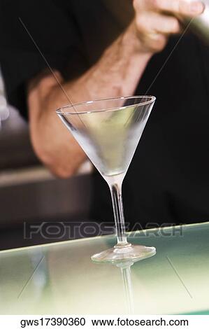 Close-up of an empty martini glass View Large Photo Image Stock Image - Close-up of an empty martini glass. Fotosearch