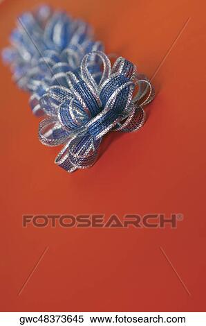 Close-up of blue ribbon bows View Large Photo Image Stock Photography - Close-up of blue ribbon bows. Fotosearch