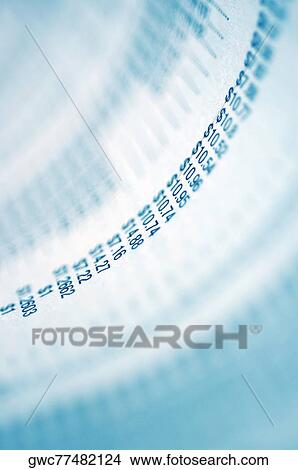 Close-up of financial figures on a page View Large Photo Image Picture - Close-up of financial figures on a page. Fotosearch