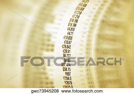 Close-up of financial figures on paper View Large Photo Image Stock Photo - Close-up of financial figures on paper. Fotosearch