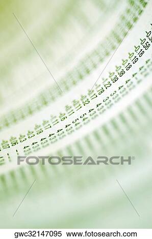Close-up of financial figures View Large Photo Image Stock Photography - Close-up of financial figures. Fotosearch