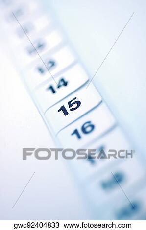 Close-up of numbers on a personal organizer View Large Photo Image Stock Image - Close-up of numbers on a personal organizer. Fotosearch