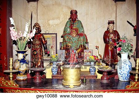 Deities at the Tran Quoc Pagoda, Hanoi, Vietnam View Large Photo Image Stock Photo - Deities at the Tran Quoc Pagoda, Hanoi, Vietnam. Fotosearch