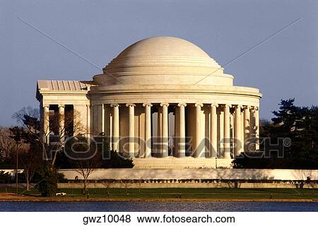 Facade of a government building, Jefferson Memorial, Washington DC, USA View Large Photo Image Stock Photo - Facade of a government building, Jefferson Memorial, Washington DC, USA. Fotosearch
