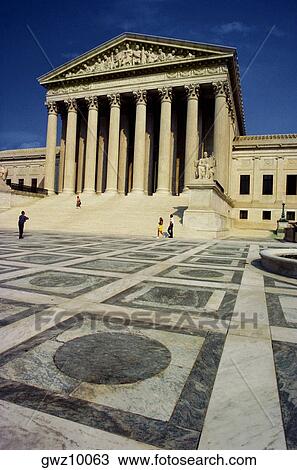 Facade of a government building, US Supreme Court, Washington DC, USA View Large Photo Image Stock Image - Facade of a government building, US Supreme Court, Washington DC, USA. Fotosearch