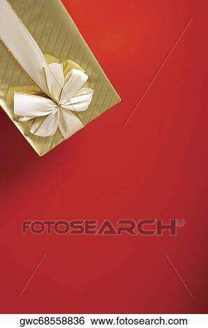 High angle view of a Christmas present View Large Photo Image Stock Photograph - High angle view of a Christmas present. Fotosearch