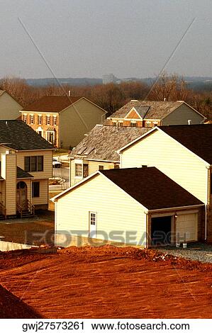 High angle view of houses View Large Photo Image Stock Image - High angle view of houses. Fotosearch