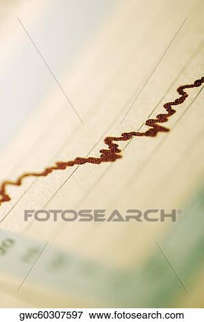 Line graph on paper View Large Photo Image Stock Photo - Line graph on paper. Fotosearch