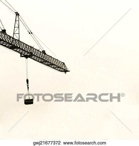 Low angle view of a construction crane View Large Photo Image Stock Image - Low angle view of a construction crane. Fotosearch