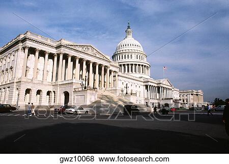 Low angle view of a government building, Capitol Building, Washington DC, USA View Large Photo Image Stock Photo - Low angle view of a government building, Capitol Building, Washington DC, USA. Fotosearch