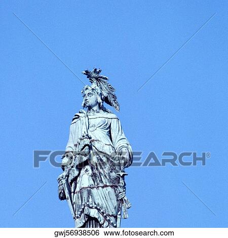 Low angle view of a statue, Capitol Building, Washington DC, USA View Large Photo Image Stock Photograph - Low angle view of a statue, Capitol Building, Washington DC, USA. Fotosearch
