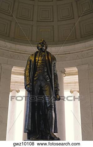 Stock Photo - Low angle view of a statue, Jefferson Memorial, Washington DC, USA. Fotosearch