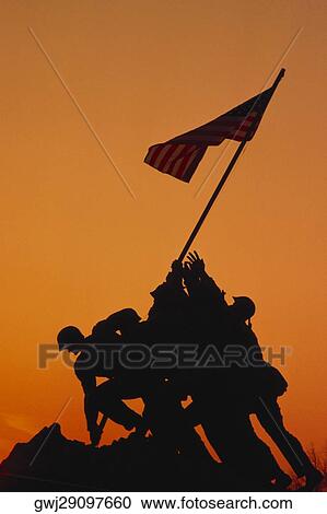 Low angle view of a war memorial, Iwo Jima Memorial, Virginia, USA View Large Photo Image Stock Image - Low angle view of a war memorial, Iwo Jima Memorial, Virginia, USA. Fotosearch
