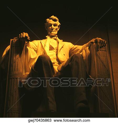 Low angle view of an Abraham Lincoln statue, Lincoln Memorial, Washington DC, USA View Large Photo Image Stock Image - Low angle view of an Abraham Lincoln statue, Lincoln Memorial, Washington DC, USA. Fotosearch
