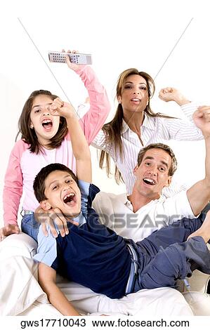 Parents sitting with their son and daughter View Large Photo Image Stock Image - Parents sitting with their son and daughter. Fotosearch