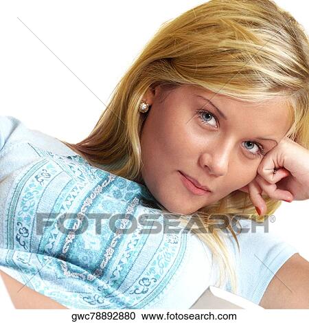 Stock Image - Portrait of a businesswoman. Fotosearch