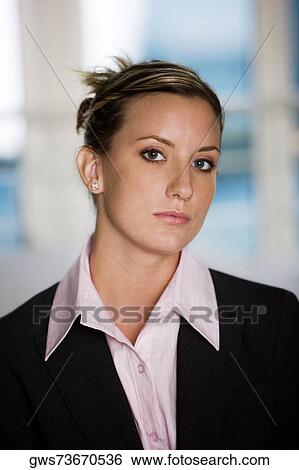 Stock Photograph - Portrait of a businesswoman. Fotosearch