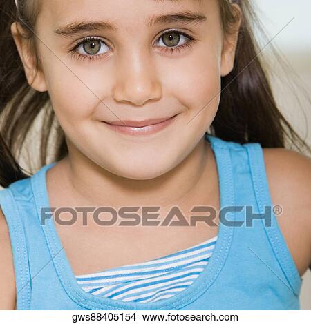 Portrait of a girl smiling View Large Photo Image Picture - Portrait of a girl smiling. Fotosearch