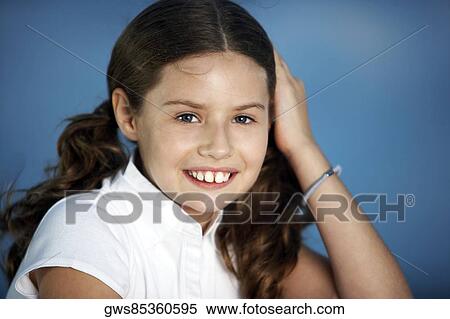 Portrait of a girl smiling View Large Photo Image Stock Photography - Portrait of a girl smiling. Fotosearch