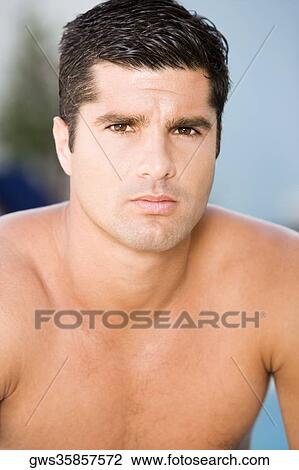 Stock Image - Portrait of a mid adult man. Fotosearch