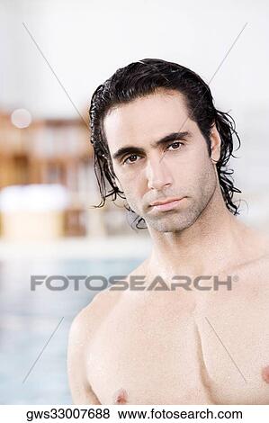 Stock Photo - Portrait of a mid adult man. Fotosearch