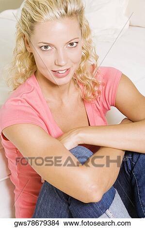 Portrait of a young woman View Large Photo Image Picture - Portrait of a young woman. Fotosearch