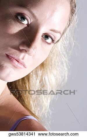 Portrait of a young woman View Large Photo Image Stock Image - Portrait of a young woman. Fotosearch