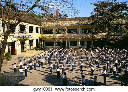 School yard exercise, Nha Trang, Vietnam View Large Photo Image Stock Image - School yard exercise, Nha Trang, Vietnam. Fotosearch