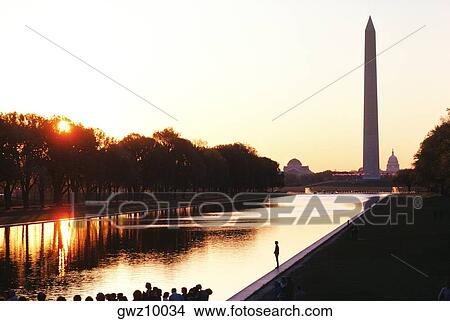 Silhouette of a monument, Washington Monument, Washington DC, USA View Large Photo Image Picture - Silhouette of a monument, Washington Monument, Washington DC, USA. Fotosearch