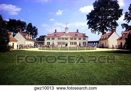 Tourist in front of a house, Mount Vernon, Virginia, USA View Large Photo Image Stock Image - Tourist in front of a house, Mount Vernon, Virginia, USA. Fotosearch